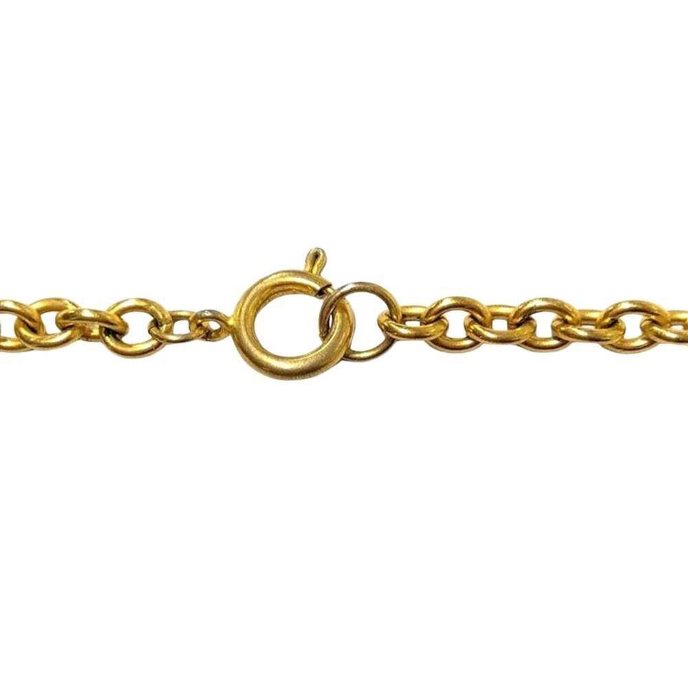 CHANEL Vintage Gold Logo Necklace - Picture 5 of 8